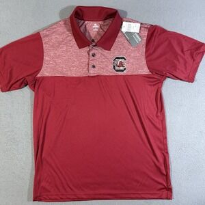 Knights Apparel South Carolina Gamecocks Polo/Golf Shirt Red Size Large